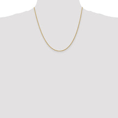 14K 20 inch 1.5mm Regular Rope with Lobster Clasp Chain