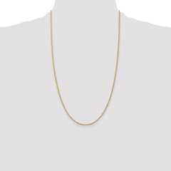 14K 26 inch 1.5mm Regular Rope with Lobster Clasp Chain