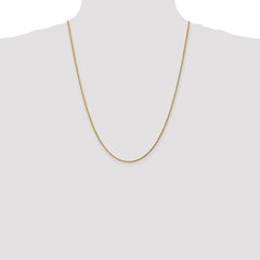 14K 24 inch 1.75mm Diamond-cut Rope with Lobster Clasp Chain