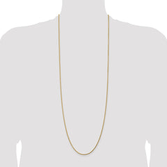 14K 36 inch 1.75mm Diamond-cut Rope with Lobster Clasp Chain