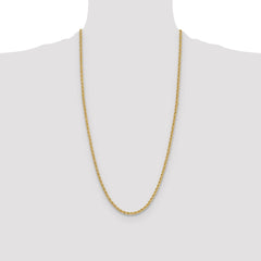 14k 3.8mm Regular Rope Chain - 9
