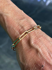 LIV “Chunky” Paper Link Bracelet