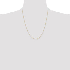 14k .4 mm Carded Cable Rope Chain - 5