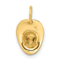 14k 3D Fireman's Hat Charm