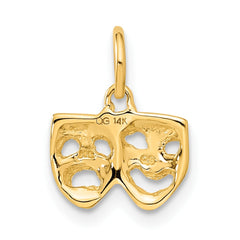 14k Comedy/Tragedy Charm - 2