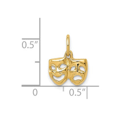 14k Comedy/Tragedy Charm - 2