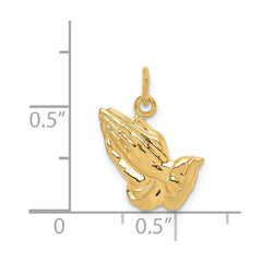 14k Praying Hands Charm - 2