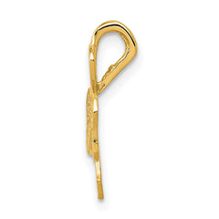 14k Shamrock Chain Slide - 2