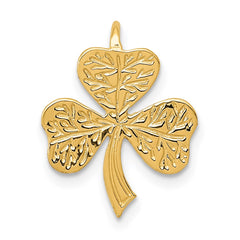 14k Shamrock Chain Slide - 2