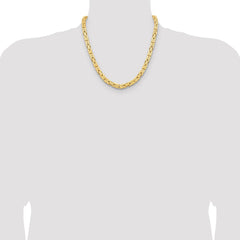 14K 20 inch 6.5mm Byzantine with Lobster Clasp Chain