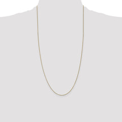 14K 28 inch .7mm Box with Lobster Clasp Chain