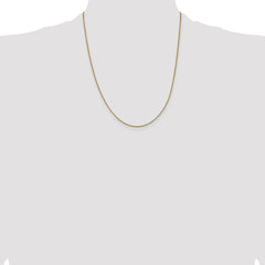 14K 22 inch .95mm Box with Lobster Clasp Chain