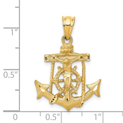 14k Mariners Cross Pendant - 6