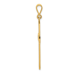 14k Cross Pendant - 3