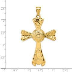 14k Celtic Cross Pendant - 6