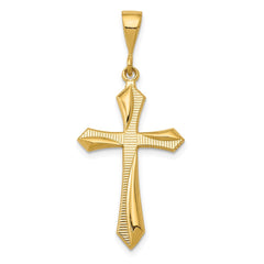 14k Passion Cross Pendant - 2