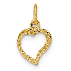 14K Polished Heart Pendant - 3