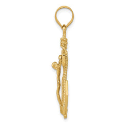 14k Mariners Cross Pendant - 2
