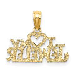 14k I HEART MY JEWELER Charm