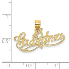 14k #1 GRANDMA Charm - 2
