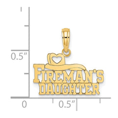 14k FIREMAN'S DAUGHTER Charm