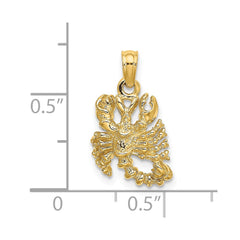 14k 3-D Scorpio Zodiac Charm