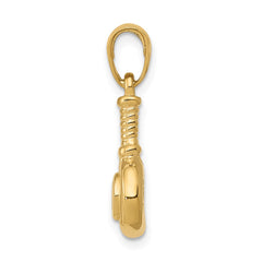14k 3-D Blow Dryer Pendant