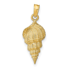 14k Conch Shell Pendant - 2