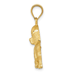 14k Dog Charm - 2