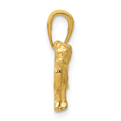 14k Springer Spaniel Dog Pendant