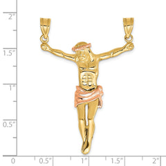 14k Two-tone Rose Corpus Pendant - 3