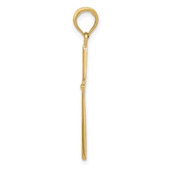 14k Cross Pendant - 10