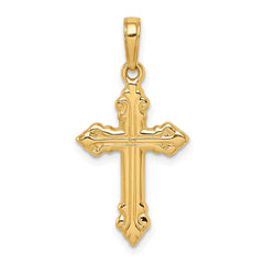 14K Cross Pendant - 3
