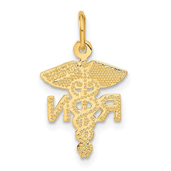 14k RN Nurse Charm - 2