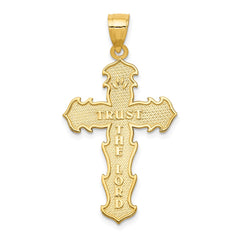 14k Passion Cross Pendant