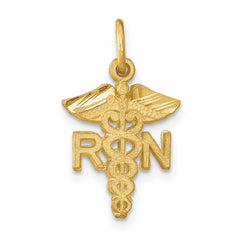 14k RN Nurse Charm - 2