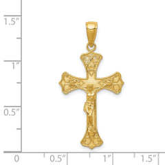 14K Crucifix Pendant - 2