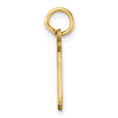 14K Diamond-cut Letter A Initial Charm