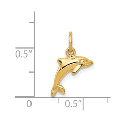 14k Dolphin Pendant - 2