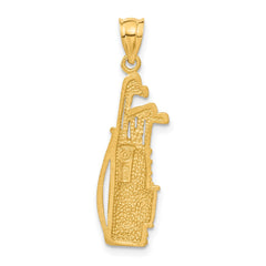 14k Golf Bag Charm - 3