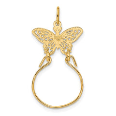 14k Butterfly Holder Charm