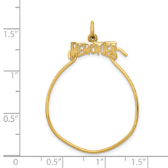14k MEMORIES Charm Holder