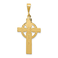 14k Celtic Cross Pendant - 15