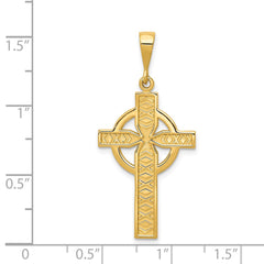 14k Celtic Cross Pendant - 15