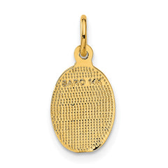 14k Saint Christopher Medal Charm - 5