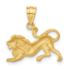 14k Lion Charm - 4