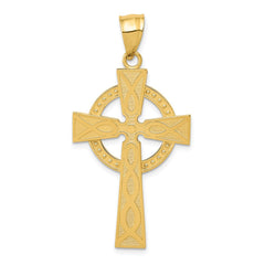 14k Celtic Cross Pendant - 11
