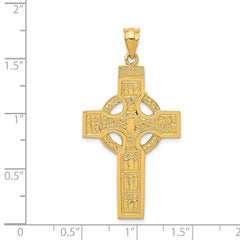 14k Celtic Cross Pendant - 13