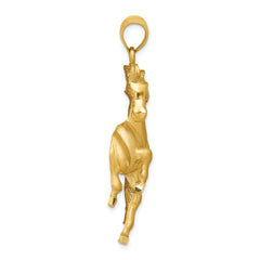 14k Horse Pendant - 5