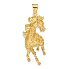 14k Horse Pendant - 5